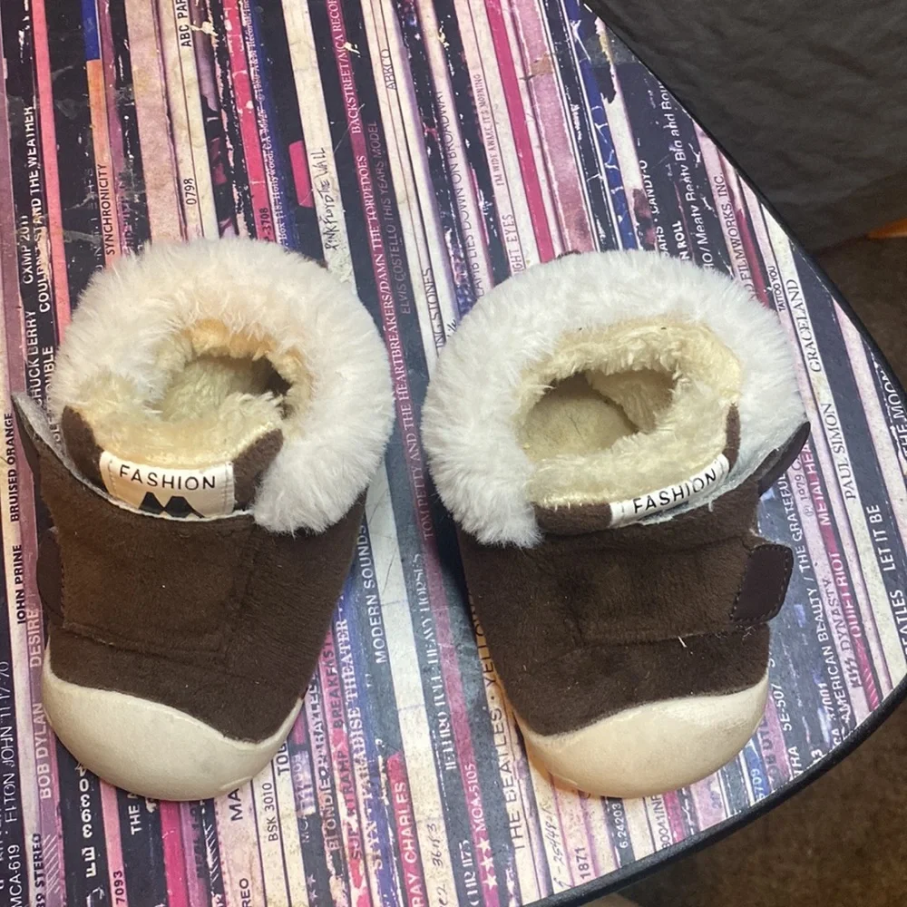 Warm baby moccasins
